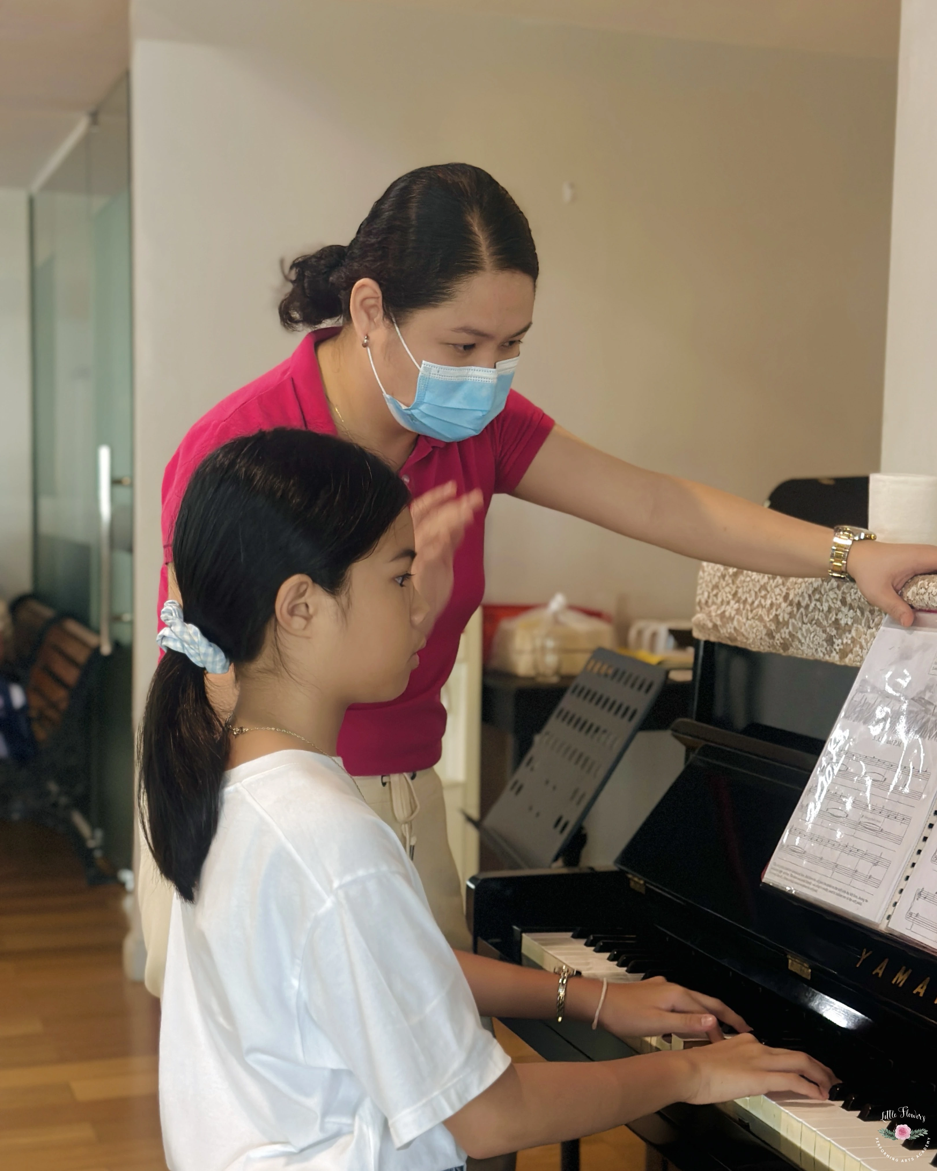 Students enjoying music class