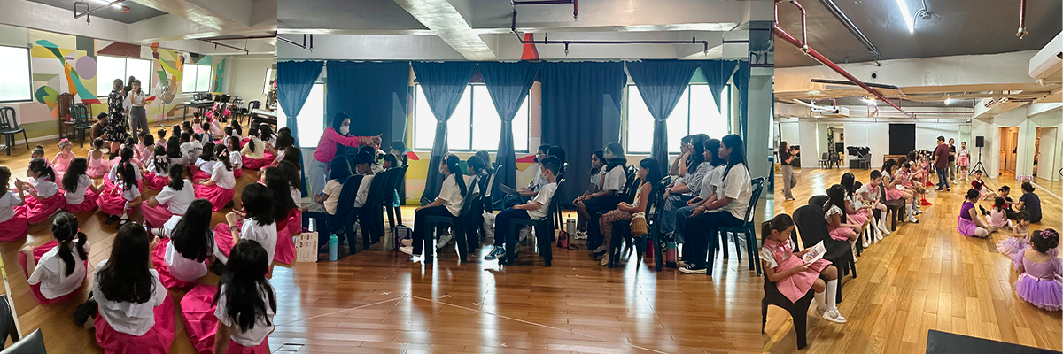 Students enjoying music class
